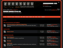 Tablet Screenshot of geekhack.org
